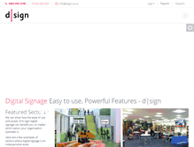Tablet Screenshot of dsign.co.uk
