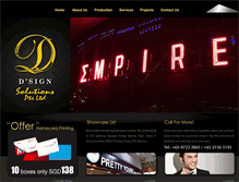 Tablet Screenshot of dsign.com.sg